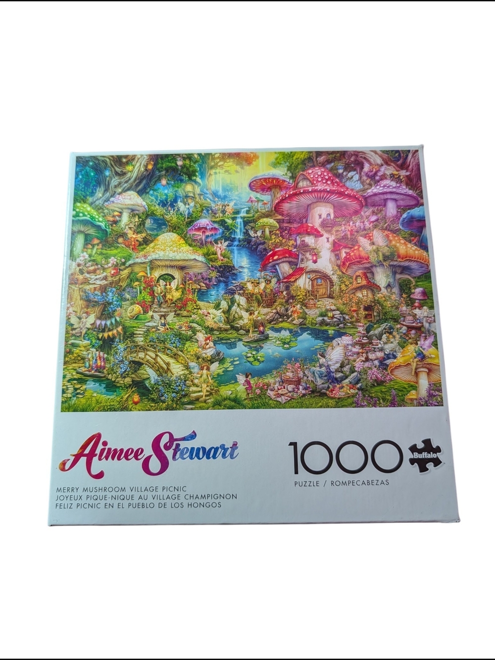 Merry Mushroom Village Picnic 1000-Piece Puzzle - Multi-Color